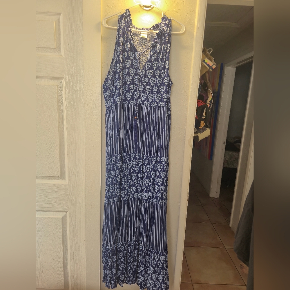 Boho Feel Floral Maxi Dress